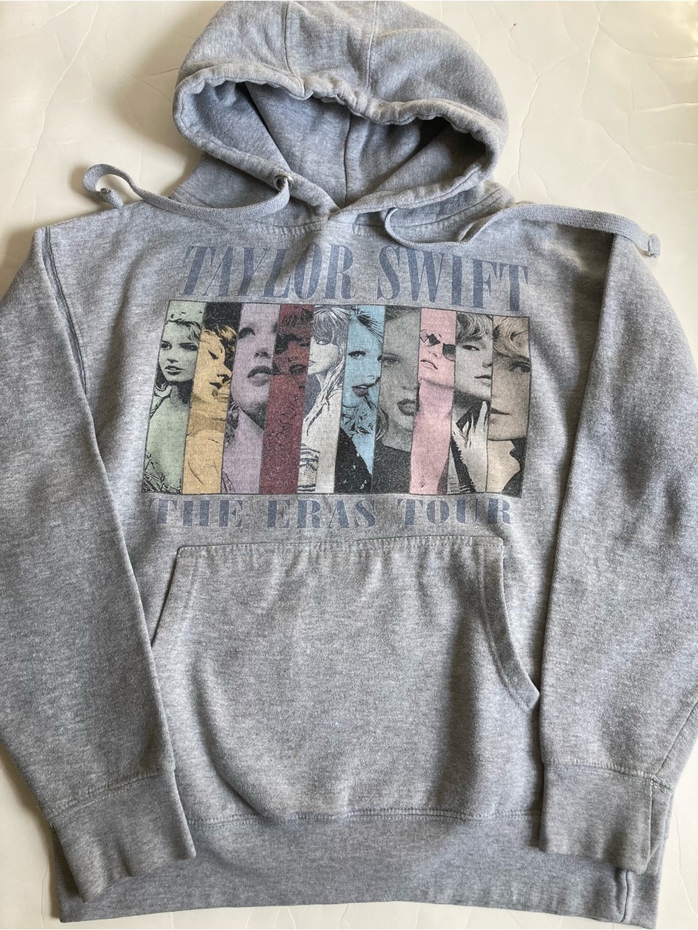 Taylor swift eras tour official merchandise small gray hoodie